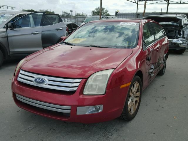 3FAHP08116R162763 - 2006 FORD FUSION SEL RED photo 2