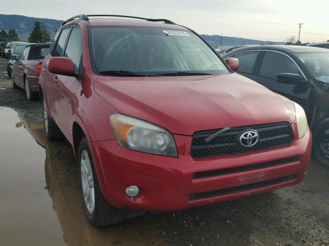 JTMZD32V375049552 - 2007 TOYOTA RAV4 SPORT RED photo 1