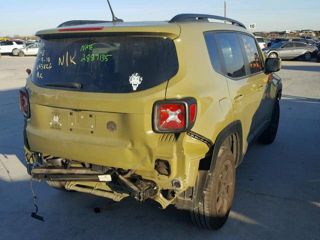 ZACCJBBT0FPB59244 - 2015 JEEP RENEGADE L GREEN photo 4