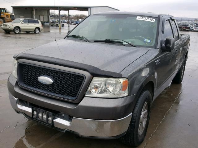 1FTPX12504NA43142 - 2004 FORD F150 GRAY photo 2