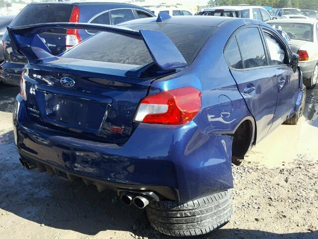 JF1VA2M63G9800266 - 2016 SUBARU WRX STI BLUE photo 4