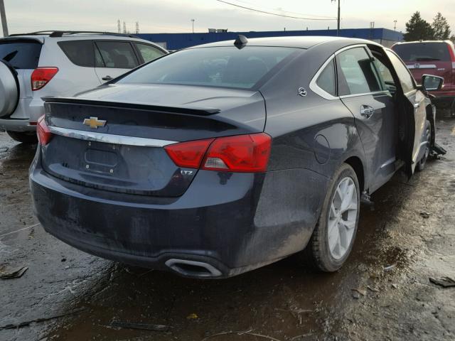 2G1145SL6E9235716 - 2014 CHEVROLET IMPALA LTZ BLUE photo 4