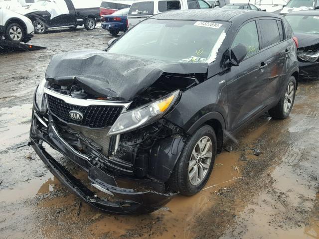 KNDPBCAC1F7740658 - 2015 KIA SPORTAGE L BLACK photo 2