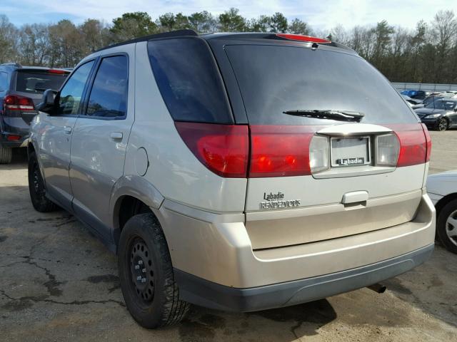 3G5DA03E45S567602 - 2005 BUICK RENDEZVOUS BEIGE photo 3