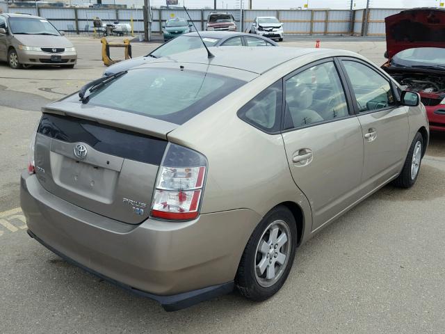 JTDKB20U140103659 - 2004 TOYOTA PRIUS GOLD photo 4