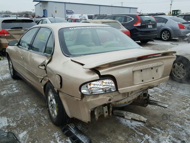 1G3WS52H02F215687 - 2002 OLDSMOBILE INTRIGUE G GOLD photo 3
