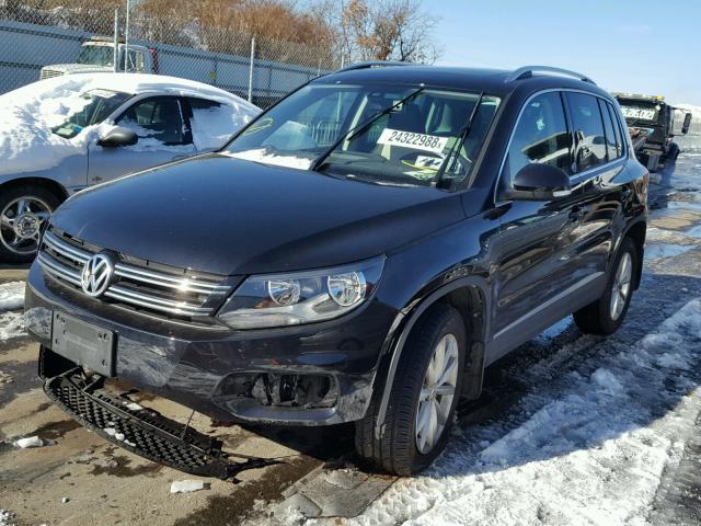 WVGSV7AXXHK019407 - 2017 VOLKSWAGEN TIGUAN WOL BLACK photo 2