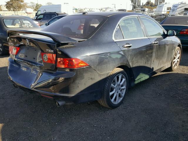 JH4CL96986C010893 - 2006 ACURA TSX BLACK photo 4