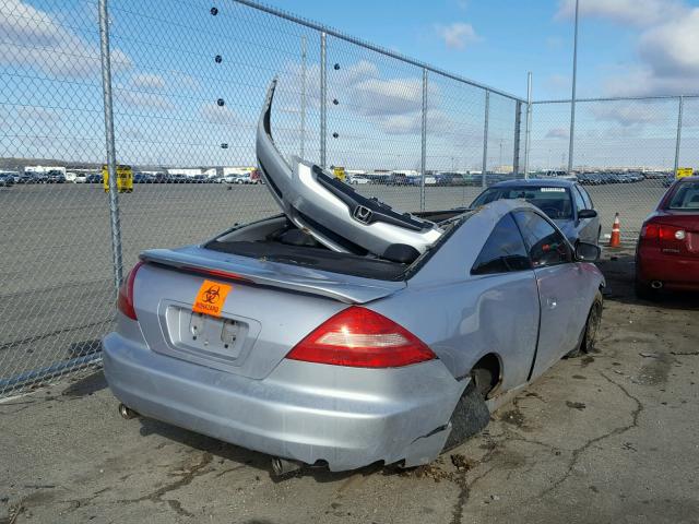 1HGCM81773A026302 - 2003 HONDA ACCORD EX SILVER photo 4