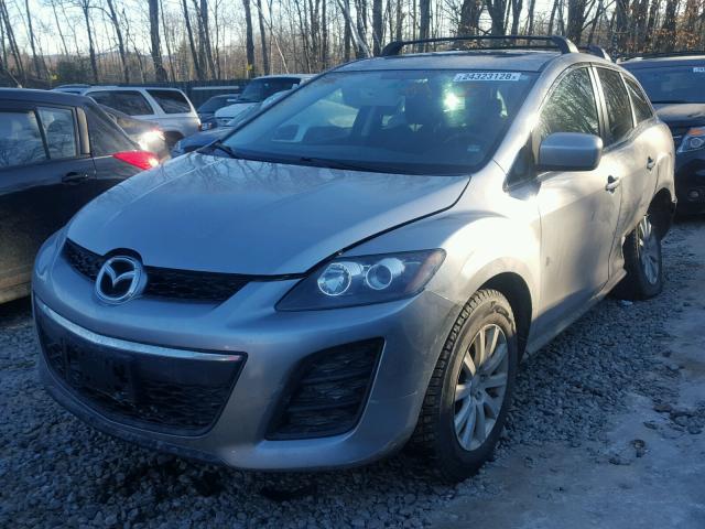 JM3ER2BM0B0368261 - 2011 MAZDA CX-7 SILVER photo 2