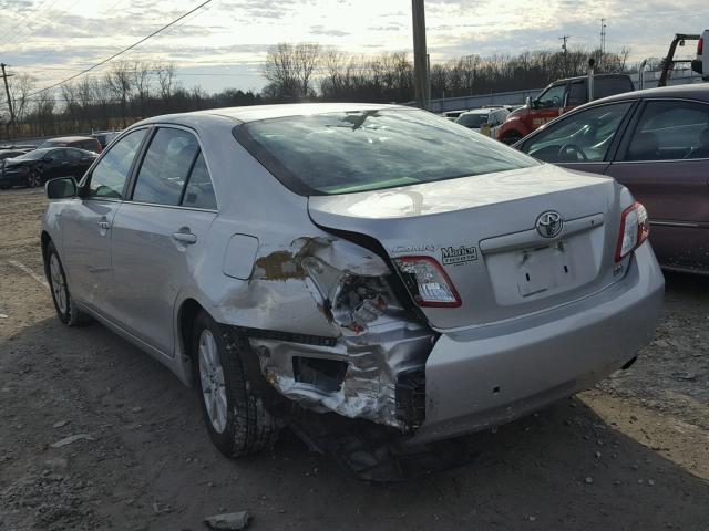 4T1BB46K99U098014 - 2009 TOYOTA CAMRY HYBR SILVER photo 3