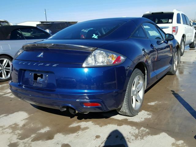 4A3AK24F79E015861 - 2009 MITSUBISHI ECLIPSE GS BLUE photo 4