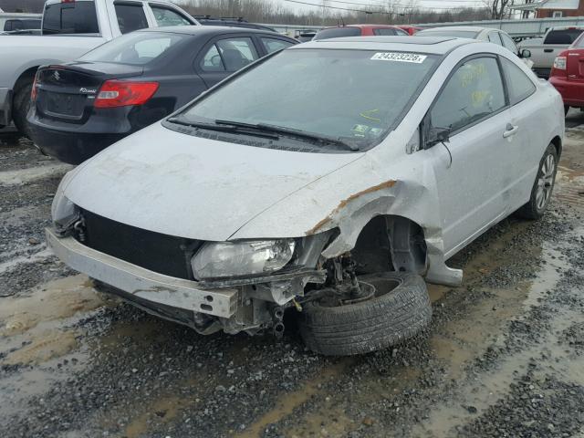 2HGFG1B8XBH515702 - 2011 HONDA CIVIC EX ვერცხლისფერი ფოტო 2