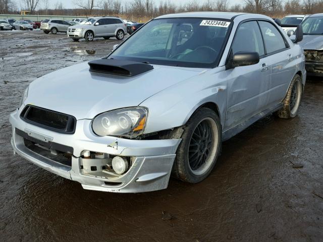 JF1GD29624G507264 - 2004 SUBARU IMPREZA WR SILVER photo 2