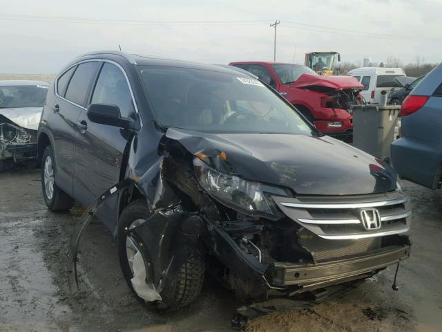 5J6RM4H74EL070508 - 2014 HONDA CR-V EXL BLACK photo 1