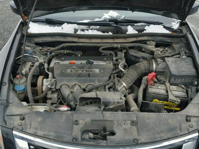 1HGCP26759A012856 - 2009 HONDA ACCORD EX BLACK photo 7