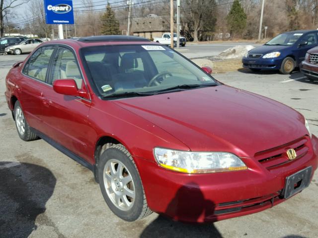 JHMCG66832C026729 - 2002 HONDA ACCORD EX RED photo 1