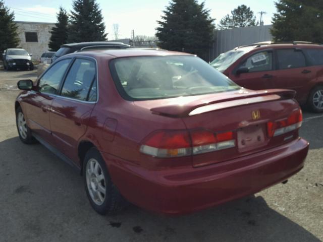 JHMCG66832C026729 - 2002 HONDA ACCORD EX RED photo 3