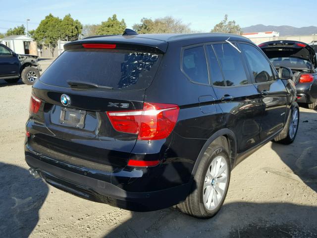 5UXWZ7C33H0V87190 - 2017 BMW X3 SDRIVE2 Қара фото 4
