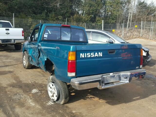 1N6SD11SXTC364302 - 1996 NISSAN TRUCK BASE GREEN photo 3