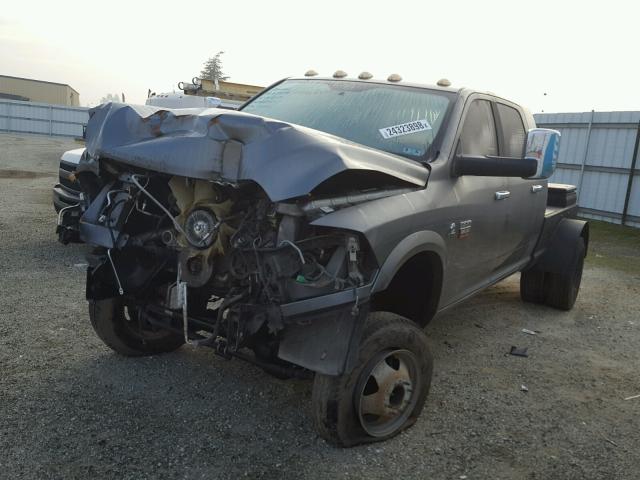 3D73Y4HL7BG622126 - 2011 DODGE RAM 3500 GRAY photo 2