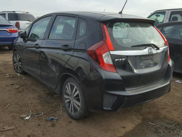 3HGGK5H88FM756148 - 2015 HONDA FIT EX BLACK photo 3