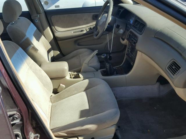 1N4DL01D6WC111644 - 1998 NISSAN ALTIMA XE MAROON photo 5