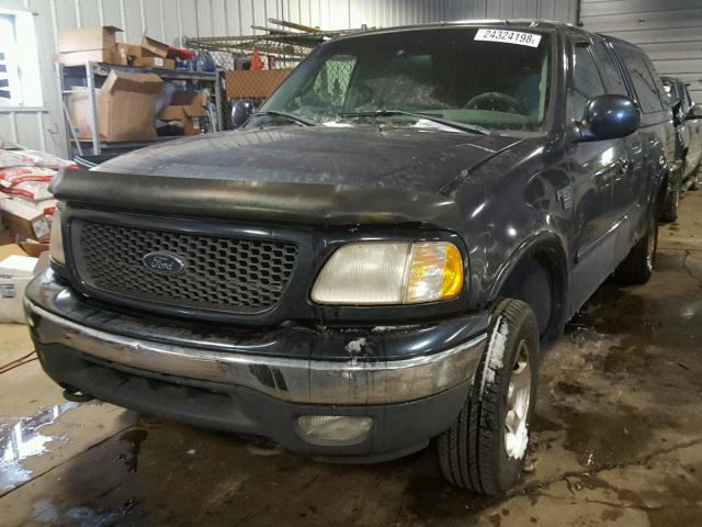 1FTRX18W4YNA87840 - 2000 FORD F150 BLUE photo 2