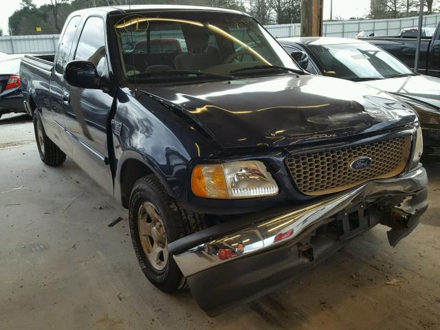 1FTRX17L62NB15748 - 2002 FORD F150 BLUE photo 9