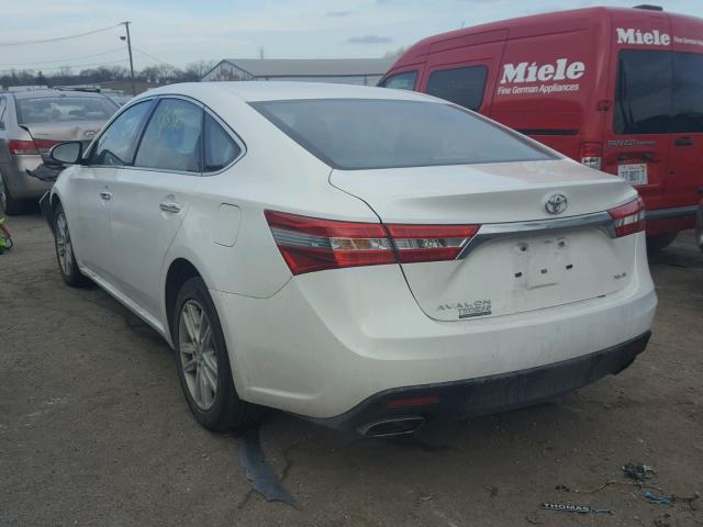 4T1BK1EB7DU054845 - 2013 TOYOTA AVALON BAS WHITE photo 3