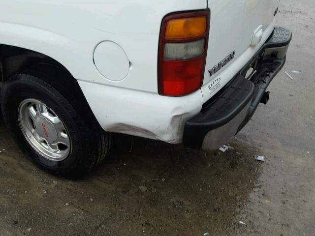 1GKEK13Z02J290435 - 2002 GMC YUKON WHITE photo 10