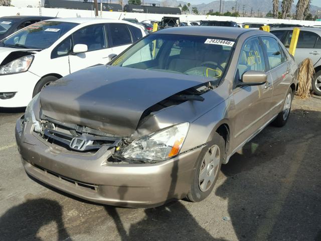 1HGCM56475A169735 - 2005 HONDA ACCORD LX BEIGE photo 2