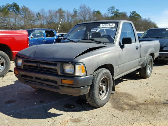 4TARN81A9NZ034080 - 1992 TOYOTA PICKUP 1/2 GRAY photo 2