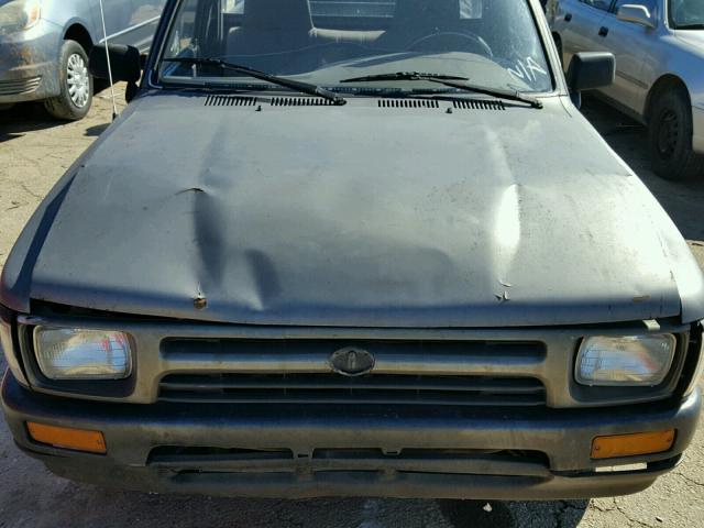 4TARN81A9NZ034080 - 1992 TOYOTA PICKUP 1/2 GRAY photo 7