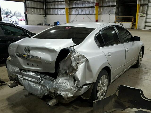 1N4AL2APXCC155473 - 2012 NISSAN ALTIMA BAS SILVER photo 4