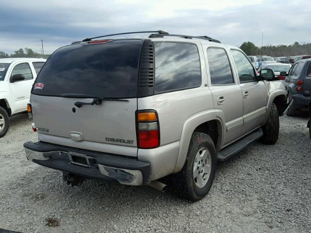 1GNEC13T85R180783 - 2005 CHEVROLET TAHOE C150 SILVER photo 4