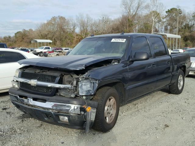 2GCEC13T551300170 - 2005 CHEVROLET SILVERADO BLACK photo 2