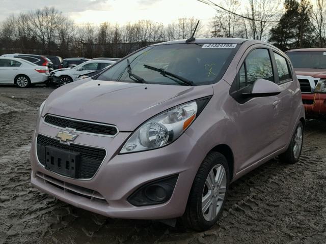 KL8CB6S97DC507349 - 2013 CHEVROLET SPARK LS PINK photo 2