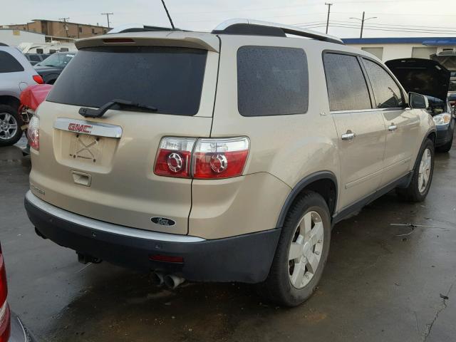 1GKER23728J142859 - 2008 GMC ACADIA SLT GOLD photo 4