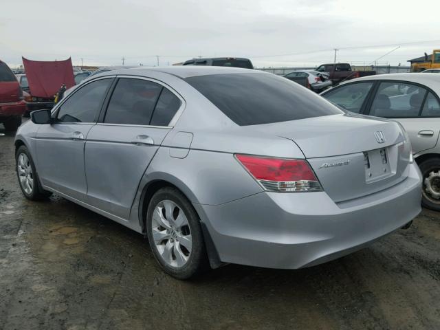 1HGCP26728A135898 - 2008 HONDA ACCORD EX SILVER photo 3