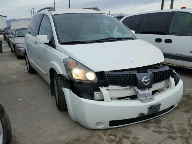 5N1BV28U56N107226 - 2006 NISSAN QUEST S WHITE photo 1