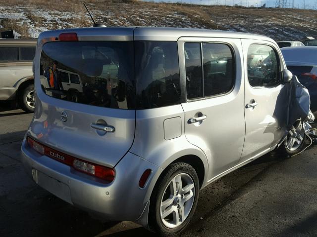 JN8AZ28R39T130136 - 2009 NISSAN CUBE BASE SILVER photo 4