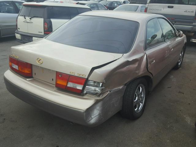 JT8BF28G8X5054923 - 1999 LEXUS ES 300 GOLD photo 4