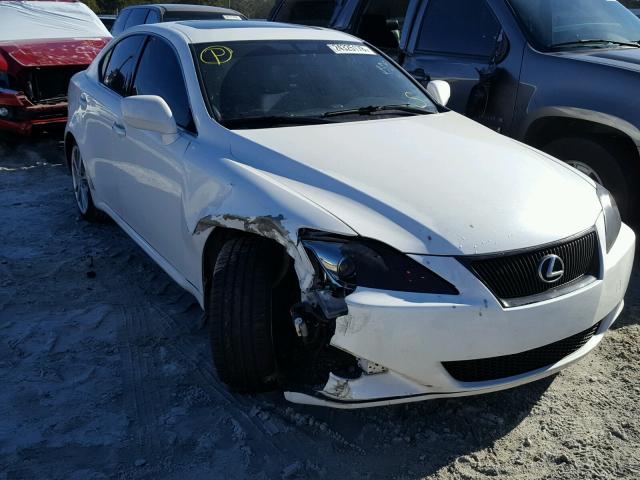 JTHBE262665010184 - 2006 LEXUS IS 350 WHITE photo 9