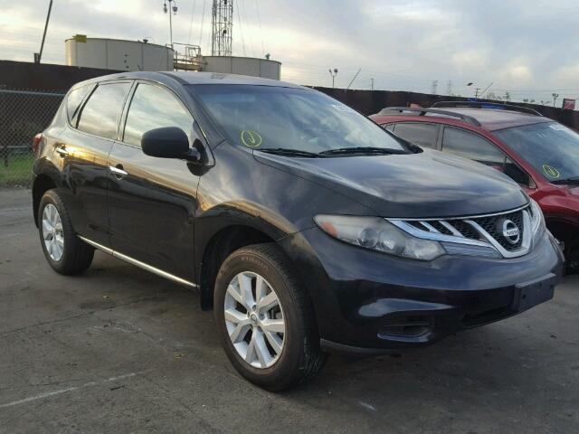 JN8AZ1MU8BW062036 - 2011 NISSAN MURANO S BLACK photo 1