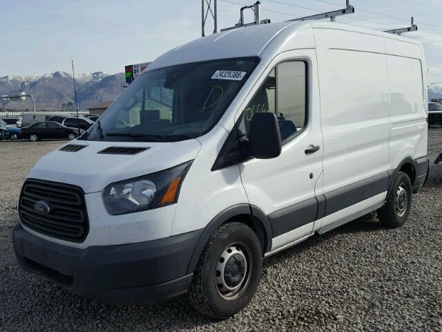 1FTNE1CMXFKA49702 - 2015 FORD TRANSIT T- WHITE photo 2