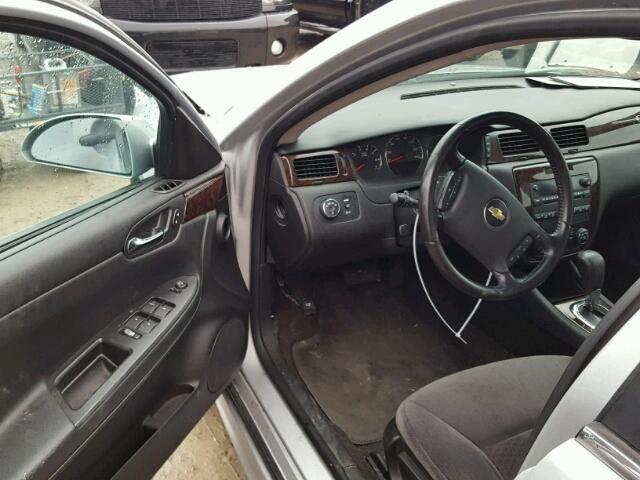 2G1WG5E31C1168737 - 2012 CHEVROLET IMPALA LT SILVER photo 9