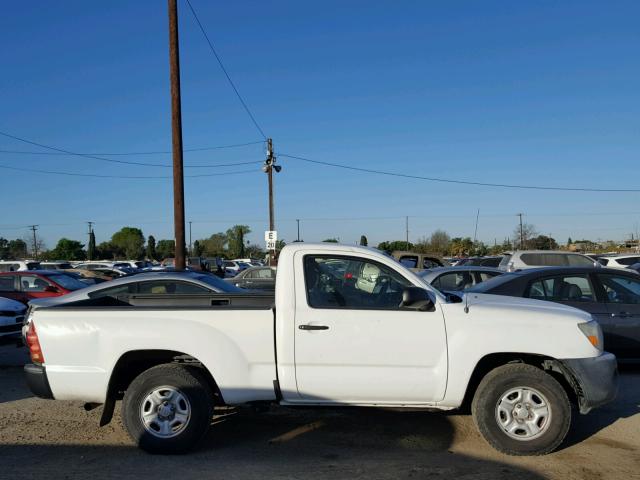 5TENX22N37Z450029 - 2007 TOYOTA TACOMA WHITE photo 9