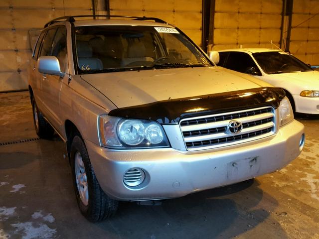 JTEHF21A910032771 - 2001 TOYOTA HIGHLANDER SILVER photo 1