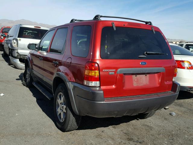 1FMYU03183KA34087 - 2003 FORD ESCAPE XLT RED photo 3